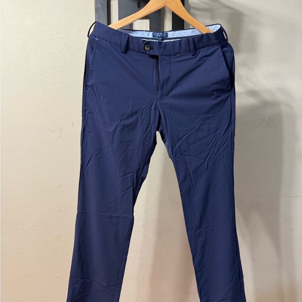 Men's Peter Millar  Navy Blue active chino Pants